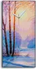 Leinwand Uhr Küche Wohnzimmer Bild Kunstdruck 30x60 Gemälde Produktbild-Vorschau 1