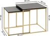 Tavolo cala tavolo nero / oro mdf / metallo | Wohnling Anteprima dell’immagine prodotto 4