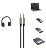 deleyCON 10m Nylon AUX Kabel 3,5mm Klinke Stereo Audio - Produktbild-Vorschau 3