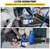 SucceBuy 1.8CFM vakuové čerpadlo manometr sada HVAC auto AC Náhled obrázku produktu 3