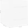 vidaXL Waschbeckenunterschrank Weiß 41x38,5x48 cm Produktbild-Vorschau 7