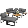 Premium Gartenlounge Set 6-teilig verstellbar – Ecksofa Produktbild-Vorschau 16