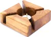 Natürliches Stövchen Holz - Eleganter Kaffee- & Teewärmer Produktbild-Vorschau 1
