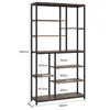 Tribesigns 200cm hohes Bücherregal,8-stöckiges Bücherregal, Produktbild-Vorschau 7