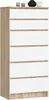 Kommode AKORD K60 Sonoma-Eiche 60 cm 6 Schubladen Front Produktbild-Vorschau 1