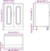 vidaXL Spülenunterschrank Kalmar Weiß 60x46x81,5 cm Produktbild-Vorschau 8