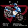 PRIKE Motorroller P19 50 Sport, E5 (45km/h) 50 ccm, Produktbild-Vorschau 6