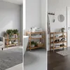 Relaxdays Schuhregal Walnussholz, 9 Paar Schuhe, 3 Produktbild-Vorschau 6