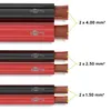 Goobay 15099 Cavo per altoparlanti rosso/nero CU, 10 m, Anteprima dell’immagine prodotto 7