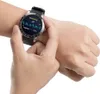 A person's wrist wearing a smartwatch that is displaying health metrics. Produktbild-Vorschau
