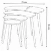 Skye Decor, kvalitný stôl s vkladacími stolíkmi (4 diely), Náhľad obrázku produktu 8