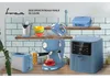 Heißluftfritteuse Fram, 5,7 l, 1700 W, 8 Programme, blau Produktbild-Vorschau 3