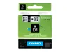 DYMO D1  Schriftband 43613   6mmx7.0m schwarz->weiß Produktbild-Vorschau 4