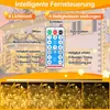 Jopassy 15M Solar LED Ice Rain Fairy Lights Outdoor Indoor Podgląd zdjęcia produktu 5