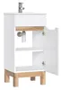 Mobile Bagno Sotto Lavabo Bianco 40 Cm Con Ante Anteprima dell’immagine prodotto 2