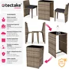 TecTake 403769, Hnědá, 2 sedadlo/sedadel, Dospělí a děti, Náhled obrázku produktu 3