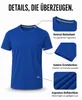 Mivaro Herren T-Shirt 5er Pack Basic Rundhals - Männer Produktbild-Vorschau 3