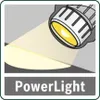 Illustration of a spotlight shining on a surface, with the text 'PowerLight' below. Podgląd zdjęcia produktu