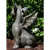 Drago da giardino XXL seduto - Statua di drago - Statua da Anteprima dell’immagine prodotto 8