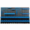 68 stohovacích boxov Nástenná polica z plastu 154 x 78 cm Náhľad obrázku produktu 12