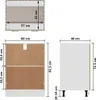 vidaXL Unterschrank Lyon Sonoma-Eiche 60x46x81,5 cm Produktbild-Vorschau 6