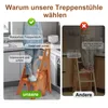 TWSOUL schodíková stolička Skladacia knižnica rebríková Náhľad obrázku produktu 5