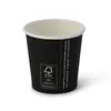 1000 gobelets en carton 100ml 4oz noir jetables Gobelet To Voir les images du produit 2