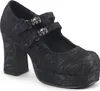 GOTHIKA-09 Damen Sandale von DemoniaCult, Schwarz  , EU 39, Produktbild-Vorschau 1