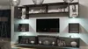 Furnitech Wohnwand Wohnzimmer - Wohnzimmer Möbel mit LED Produktbild-Vorschau 2