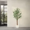 ML-Design umelý eukalyptus 180 cm, umelá rastlina s kmeňom Náhľad obrázku produktu 8