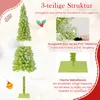 COSTWAY Sztuczna choinka 210 cm ze śniegiem, zginanym Podgląd zdjęcia produktu 6