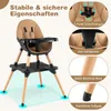 GOPLUS 6 in 1 Hochstuhl Baby, Kinderstuhl mit abnehmbarem Produktbild-Vorschau 4