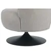 Bronx71 Sessel Metro Leinen drehbar taupe Produktbild-Vorschau 5