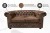 riess-ambiente Chesterfield 2-Sitzer Sofa 150cm antik braun Produktbild-Vorschau 4