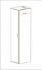 A diagram showing the dimensions of a tall cabinet. Produktbild-Vorschau