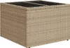 11-tlg. Garten-Sofagarnitur mit Kissen Beige Poly Rattan Produktbild-Vorschau 5