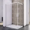 100x100x185 cm Duschkabine Duschabtrennung Eckeinstieg ESG Produktbild-Vorschau 1
