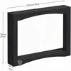 Konsolentisch 100 cm schmal Vintage Holz Schwarz Produktbild-Vorschau 7