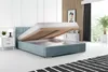 ADIDAR Leon Polsterbett 200x200cm Doppelbett Metal - Produktbild-Vorschau 2