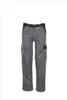 A pair of gray and black work pants displayed against a white background. Produktbild-Vorschau