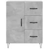 Highboard Betongrau 69,5x34x180 cm Holzwerkstoff Produktbild-Vorschau 8