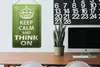 Blechschild Spruch 20x30cm Keep Calm and think on Produktbild-Vorschau 5