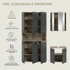 Bad Set Ice 10 | 3-teilig | Nox Oak / schwarz matt ohne Produktbild-Vorschau 12