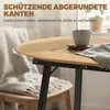 HOMCOM Esstisch Ausziehbar 120-160x80cm Esszimmertisch für Produktbild-Vorschau 6