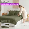 EllaTex Renforcé Bettwäsche 200x200 + 2x 80x80 cm Baumwolle Produktbild-Vorschau 4