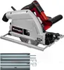 A circular saw and guide rail are shown against a white background. Produktbild-Vorschau