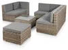 Mucola set da salotto in polyrattan mobili da giardino Anteprima dell’immagine prodotto 1