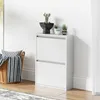 Schuhkipper 'Sokndal' mit 2 Klappen Metall 71 x 50 x 15 cm Produktbild-Vorschau 2