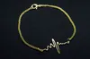EKG Herzschlag Kurve Armband Miniblings Armschmuck Produktbild-Vorschau 3