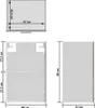 vidaXL Wisząca szklana szafka Lyon betonowa szara 40x31x60 Podgląd zdjęcia produktu 10